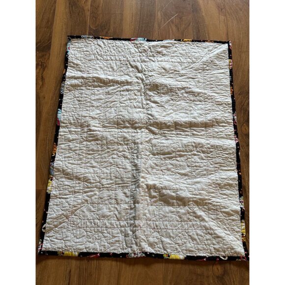 Mary Engelbreit Coffee/ Tea Handmade Patchwork Quilt  Lap Cover 30" x 23" - Picture 6 of 7